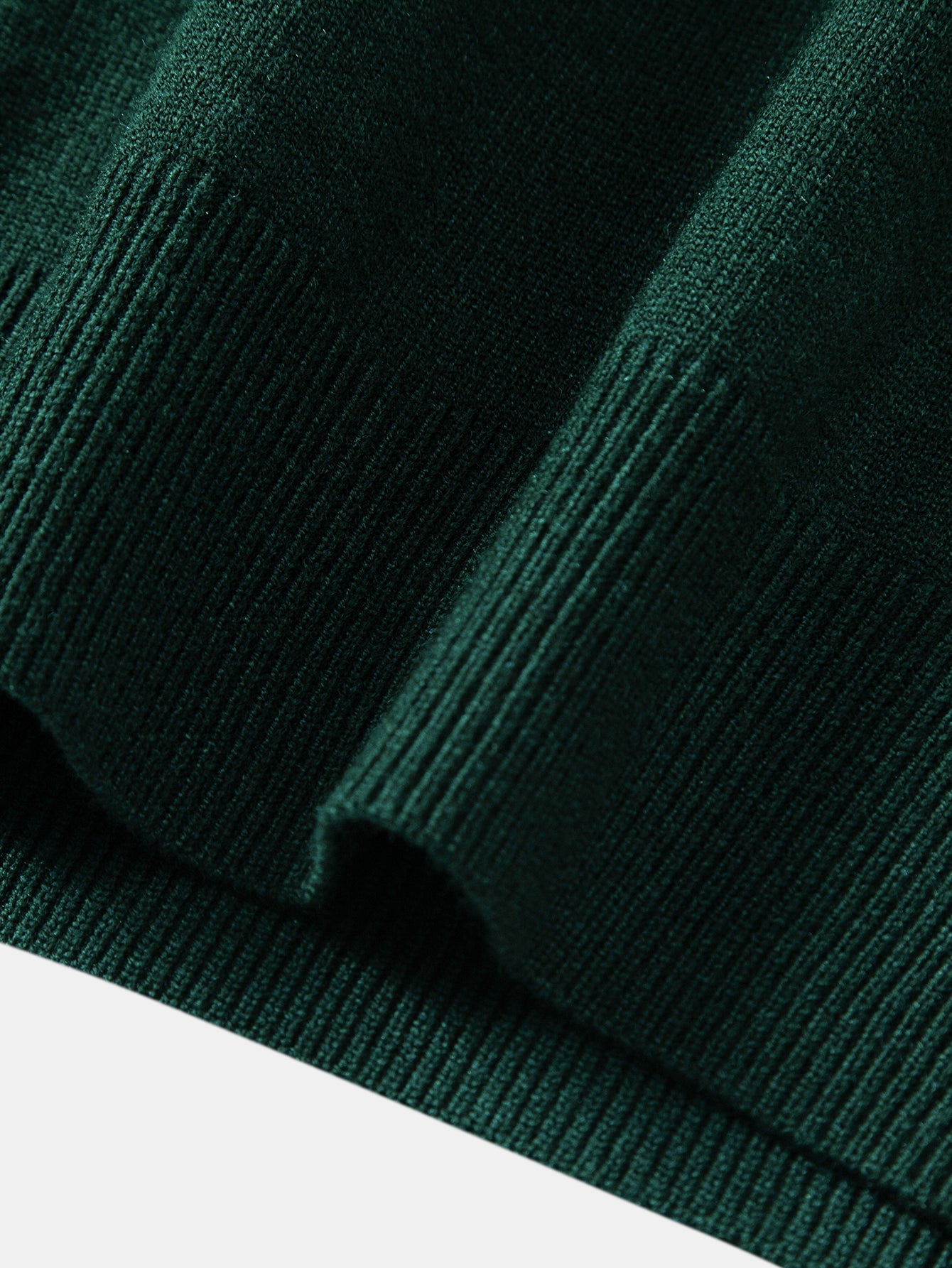 Long Sleeve Color Block Knit Polo Shirt