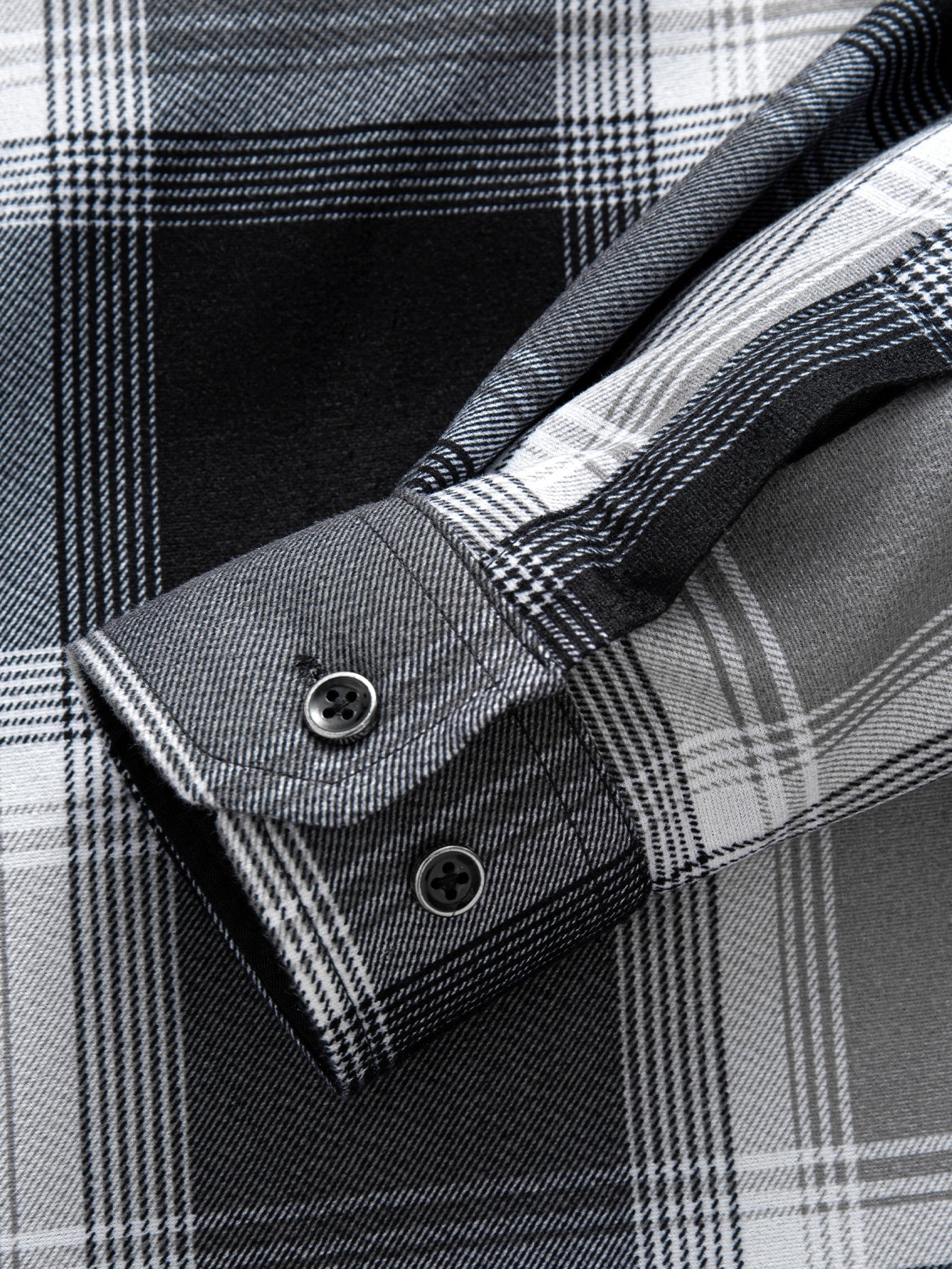 Fleece Lined Flannel Hooded Shirt