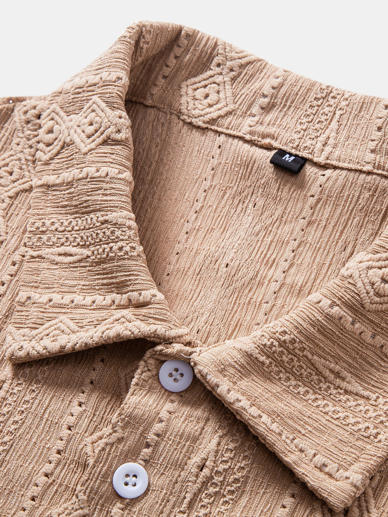 Geometric Jacquard Polo