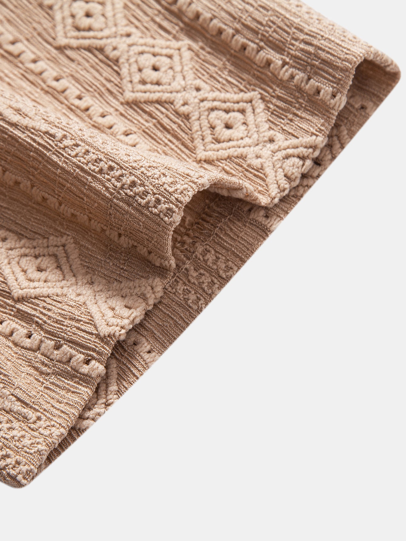 Geometric Jacquard Polo