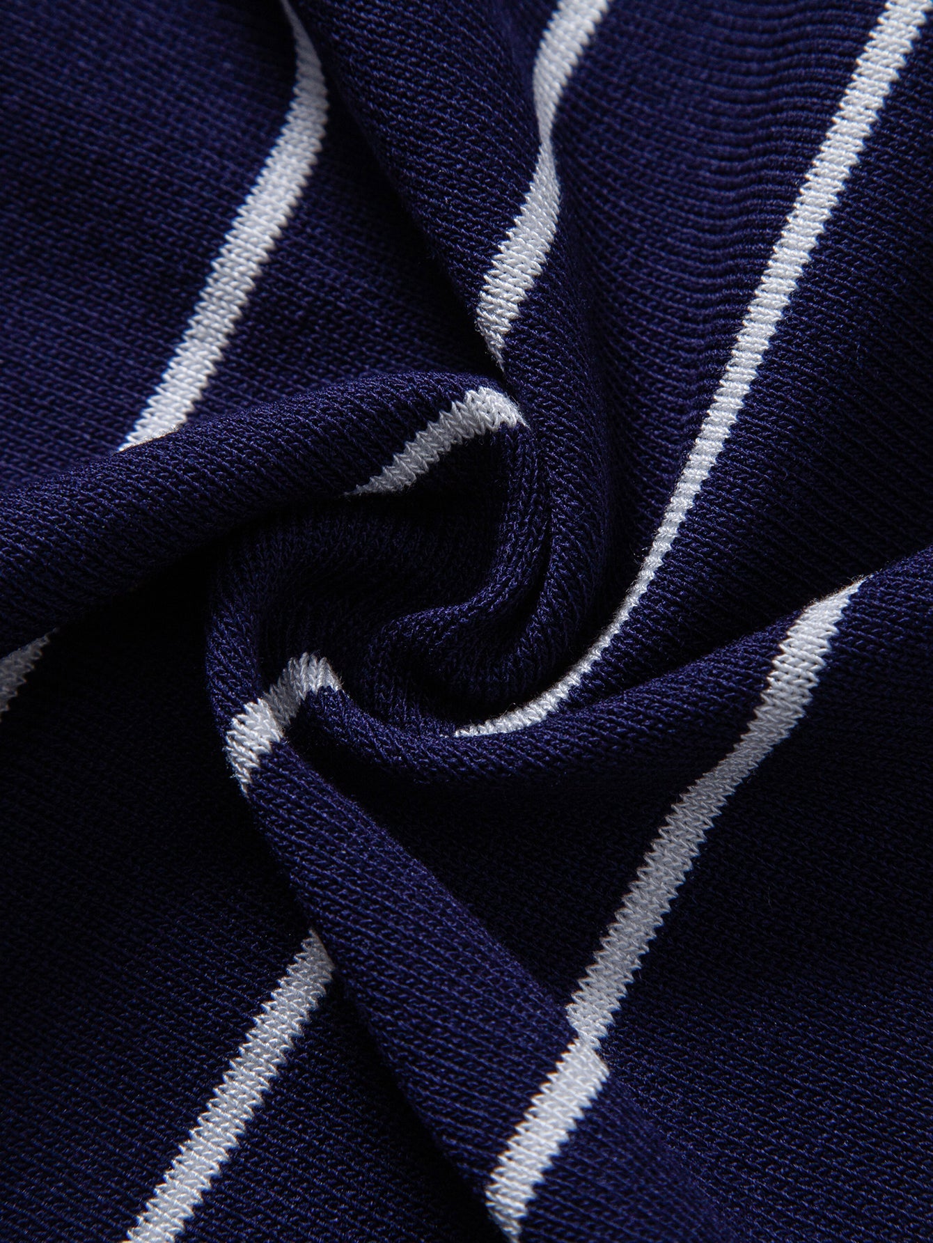 Stripe Button Up Knit Shirt