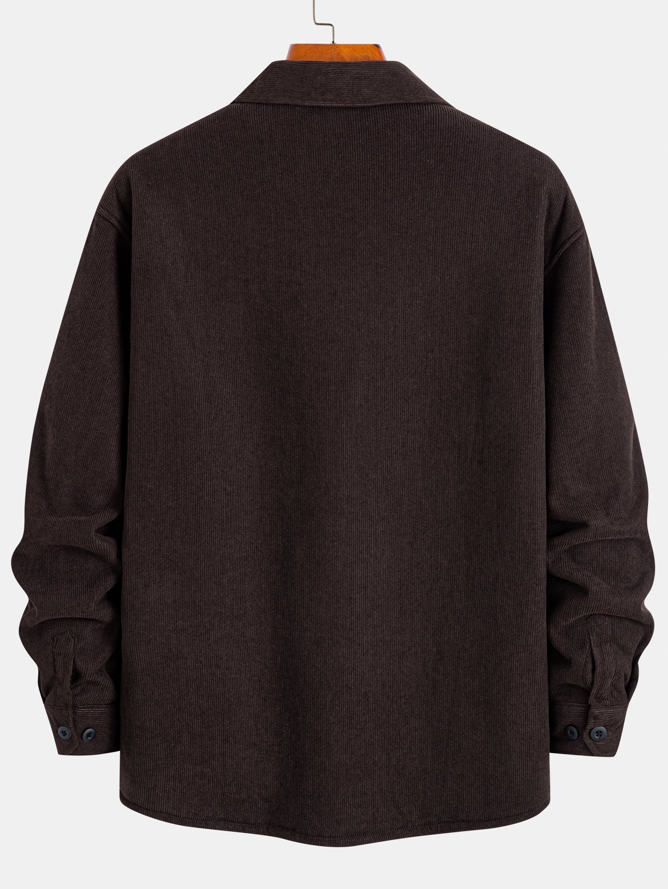 Teddy Lined Long Sleeve Corduroy Shirt