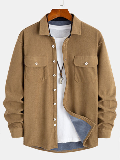 Plush Lined Corduroy Shirt