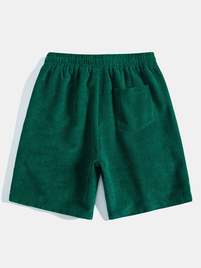 9" Drawstring Corduroy Shorts