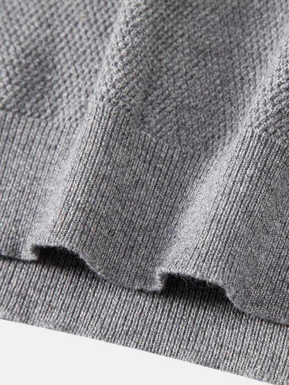 V-Neck Knit T-Shirt