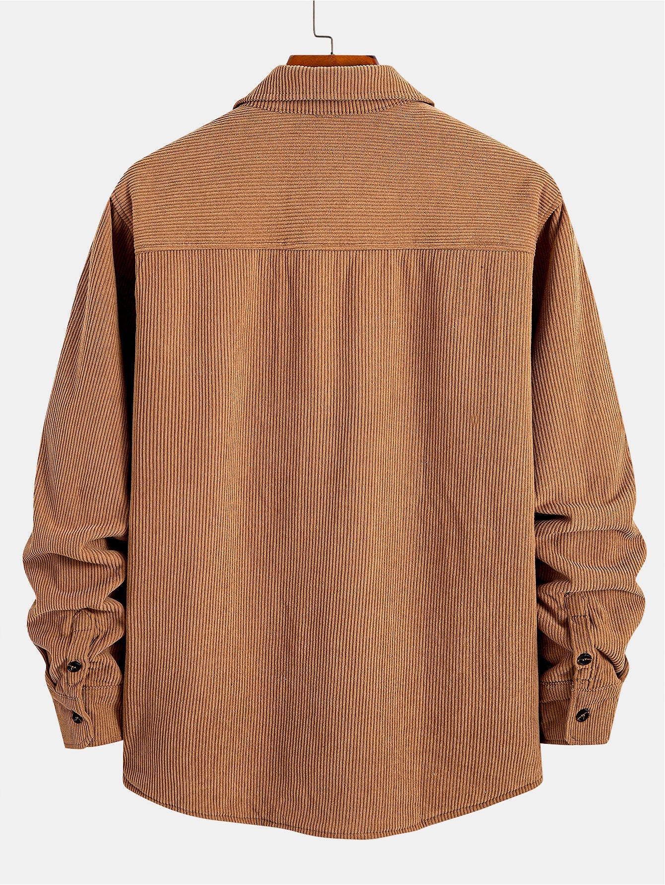 Teddy Lined Corduroy Button Up Overshirt