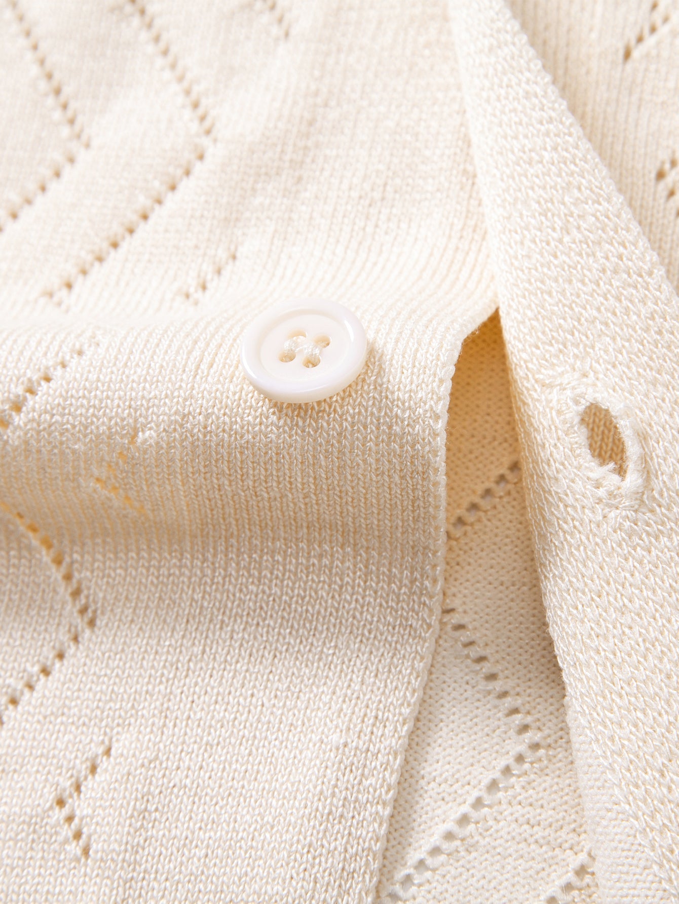 Zig Zag Open Knit Shirt