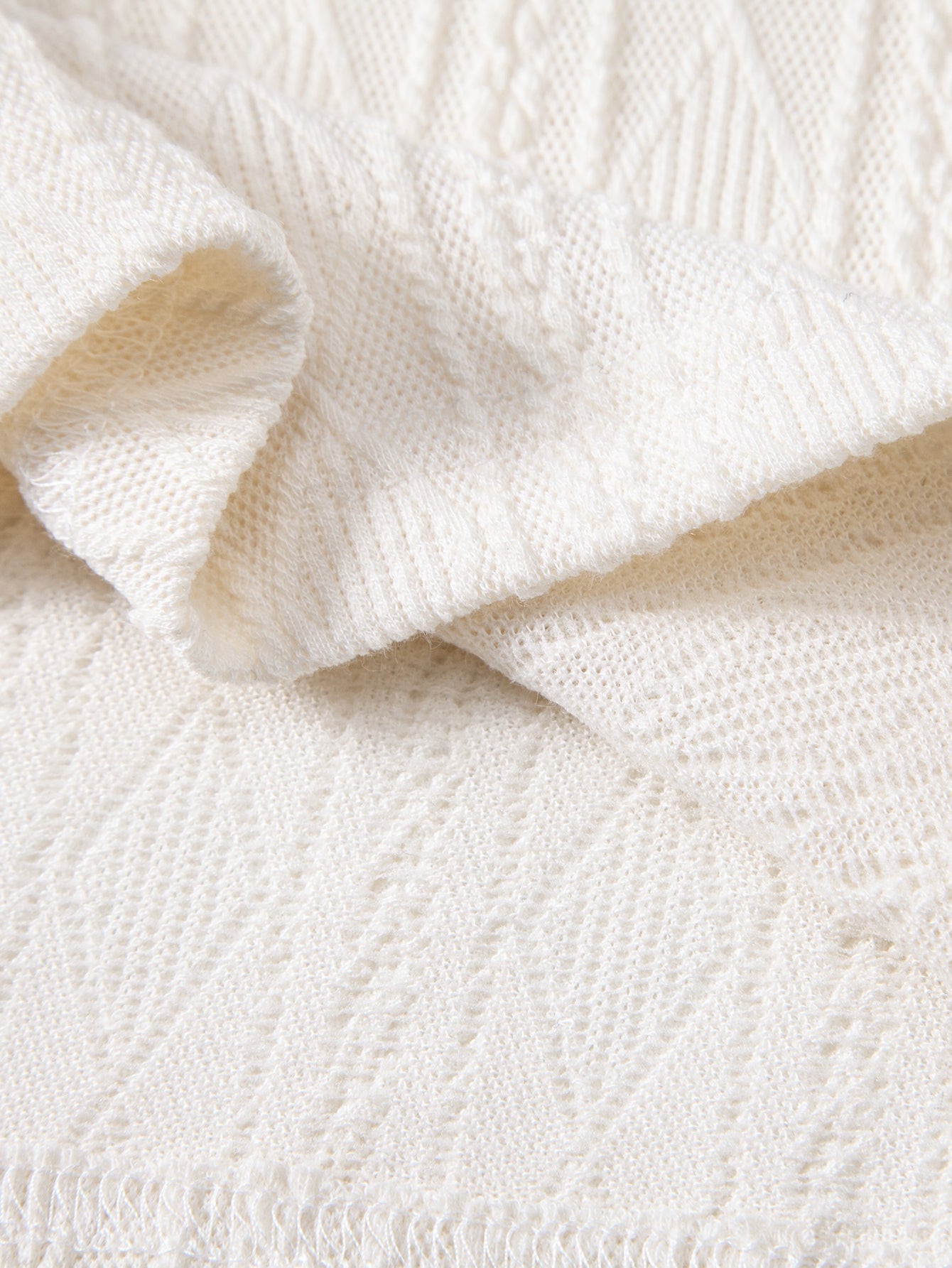 Contrast Collar Geometric Jacquard Knit Polo