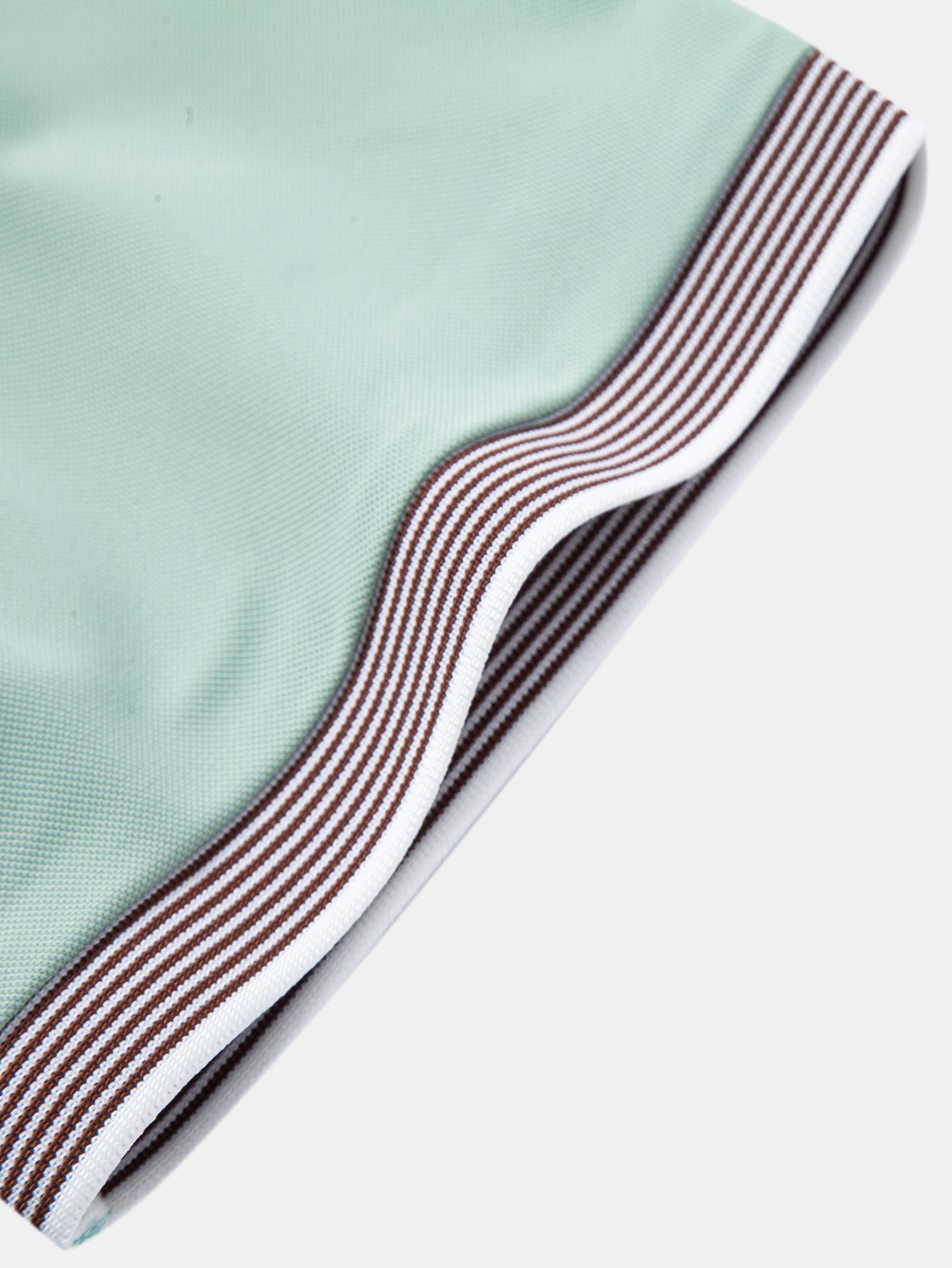 Contrast Stripe Trim Polo