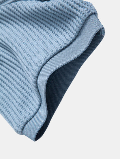 Waffle Johnny Collar Polo With Pocket