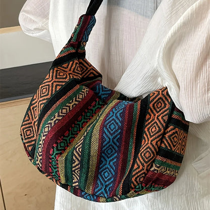 حقيبة كتف قماش إيلينا
