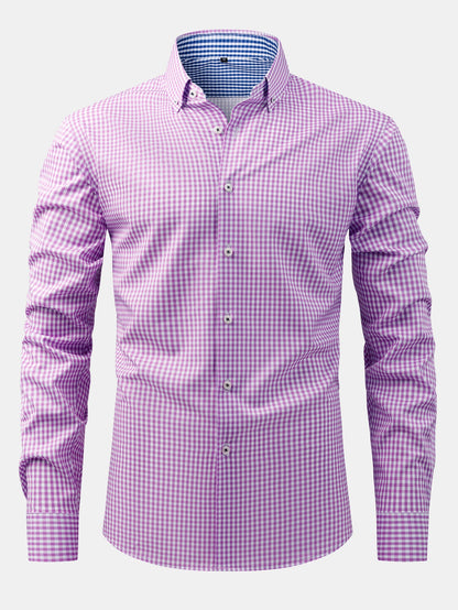 Long Sleeve Plaid Button Up Shirt