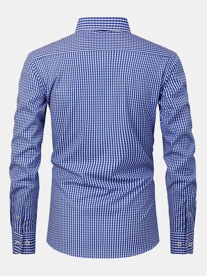 Long Sleeve Plaid Button Up Shirt