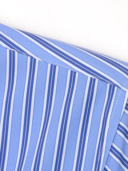 Long Sleeve Stripe Button Up Shirt
