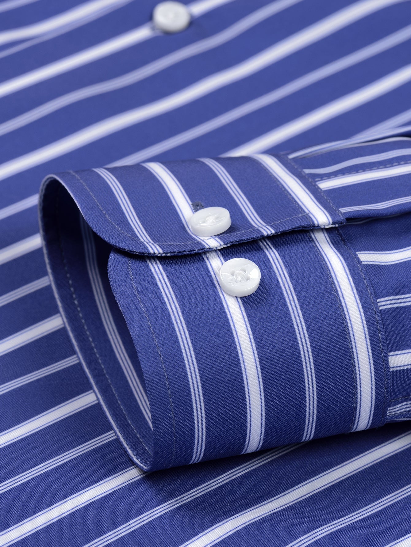 Long Sleeve Stripe Button Up Shirt