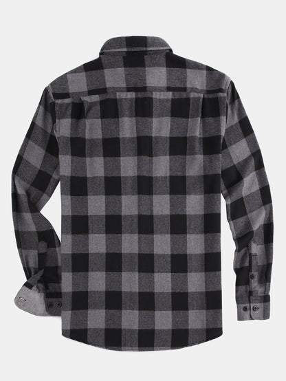 Flannel Plaid Button Up Shirt