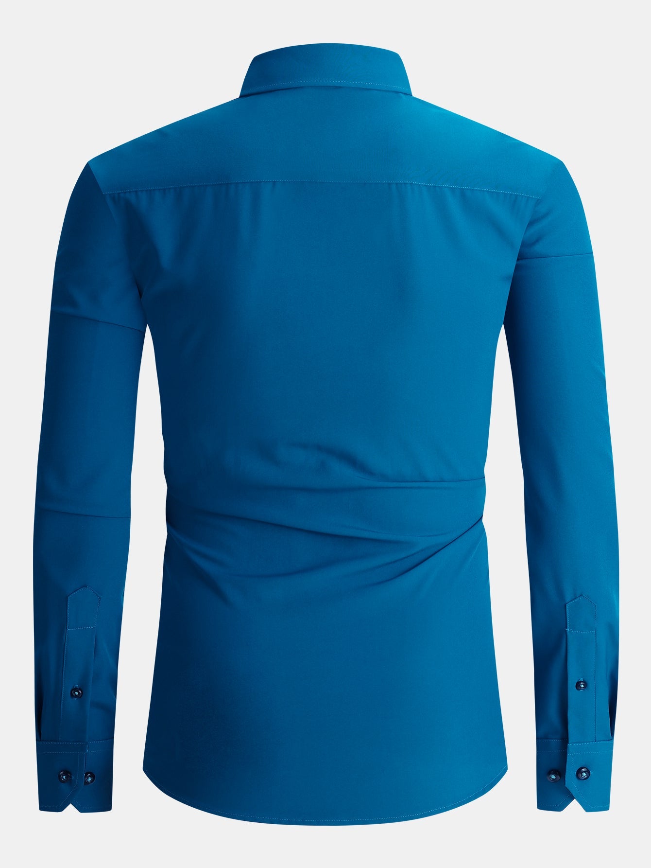 Long Sleeve Contrast Dress Shirt