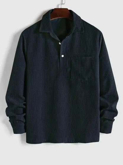 Classic Ribbed Polo Shirt