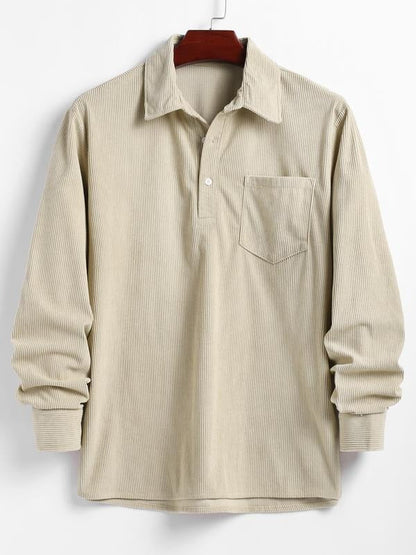 Classic Ribbed Polo Shirt
