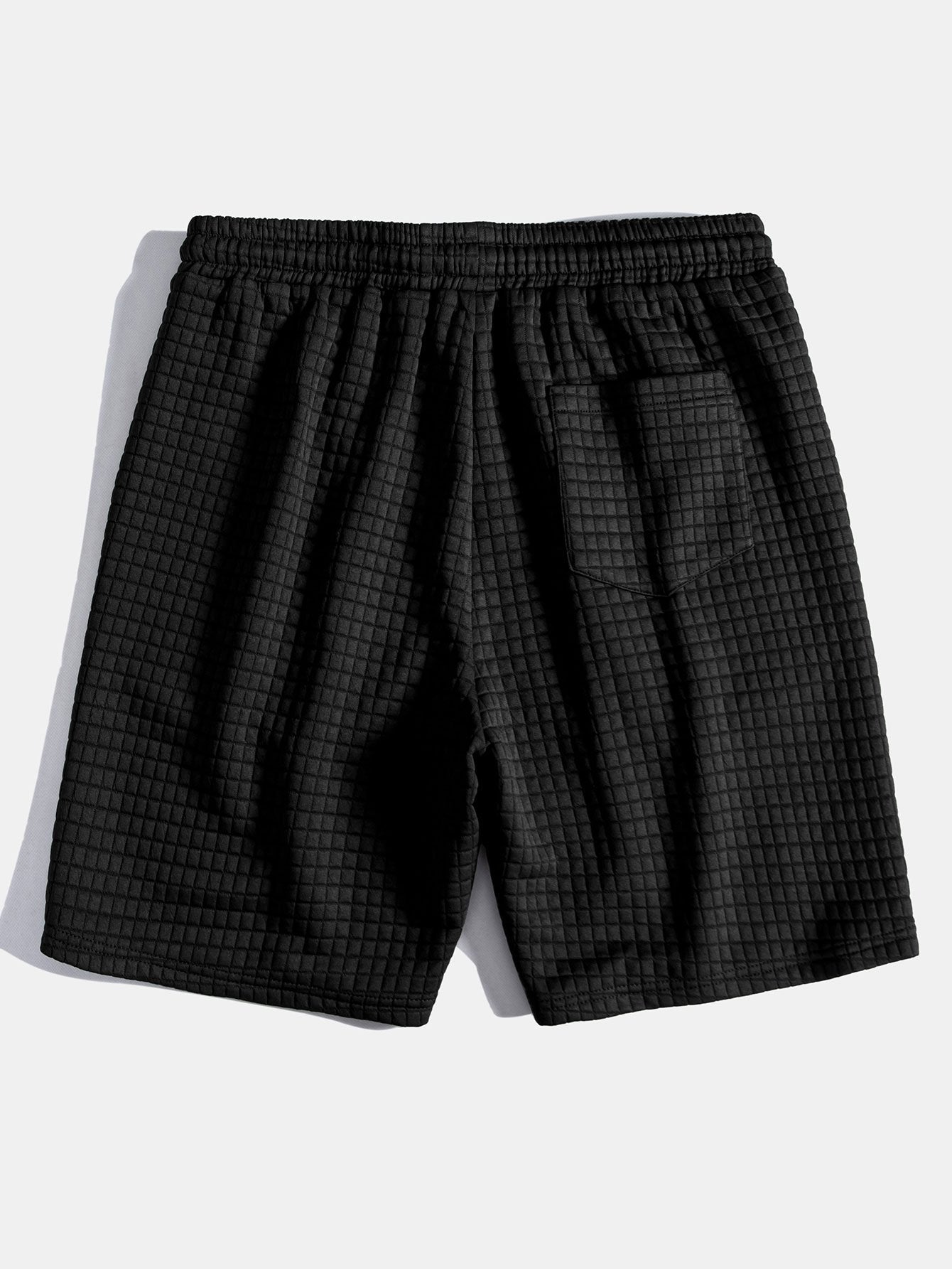 Waffle Drawstring Shorts