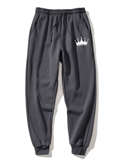 Crown Print Jogger Pants