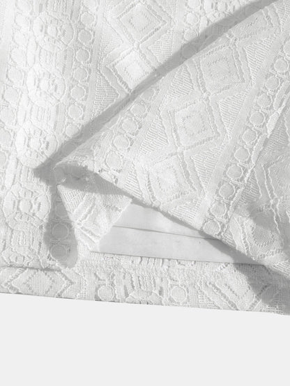 Geometry Textured Shorts