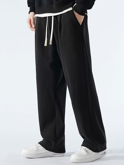 Polar Fleece Loose Fit Straight Leg Pants