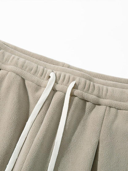 Polar Fleece Loose Fit Straight Leg Pants