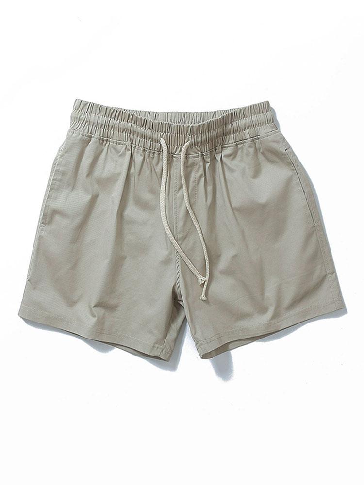 3 Pieces Cotton 3" Drawstring Shorts