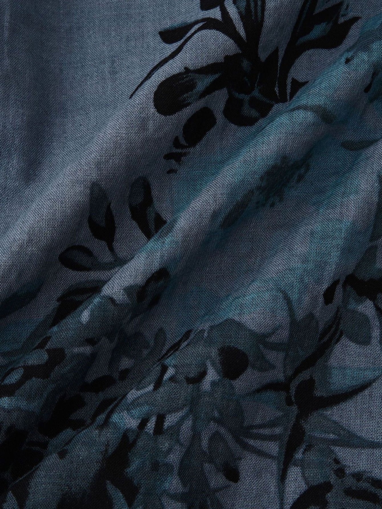 Ink Floral Print Shirt