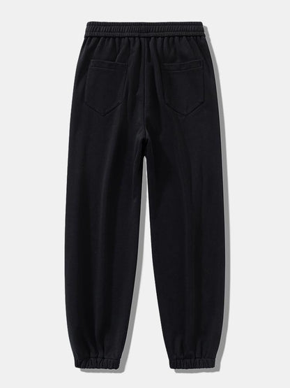 Drawstring Cotton Jogging Pants