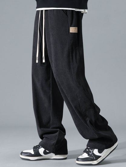 Straight Leg Corduroy Pants