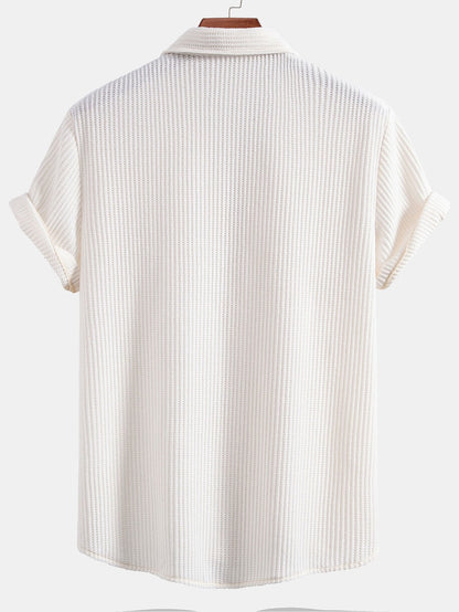 Waffle Button Up Shirt