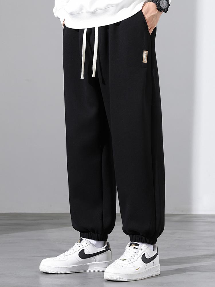 Drawstring Cotton Jogging Pants
