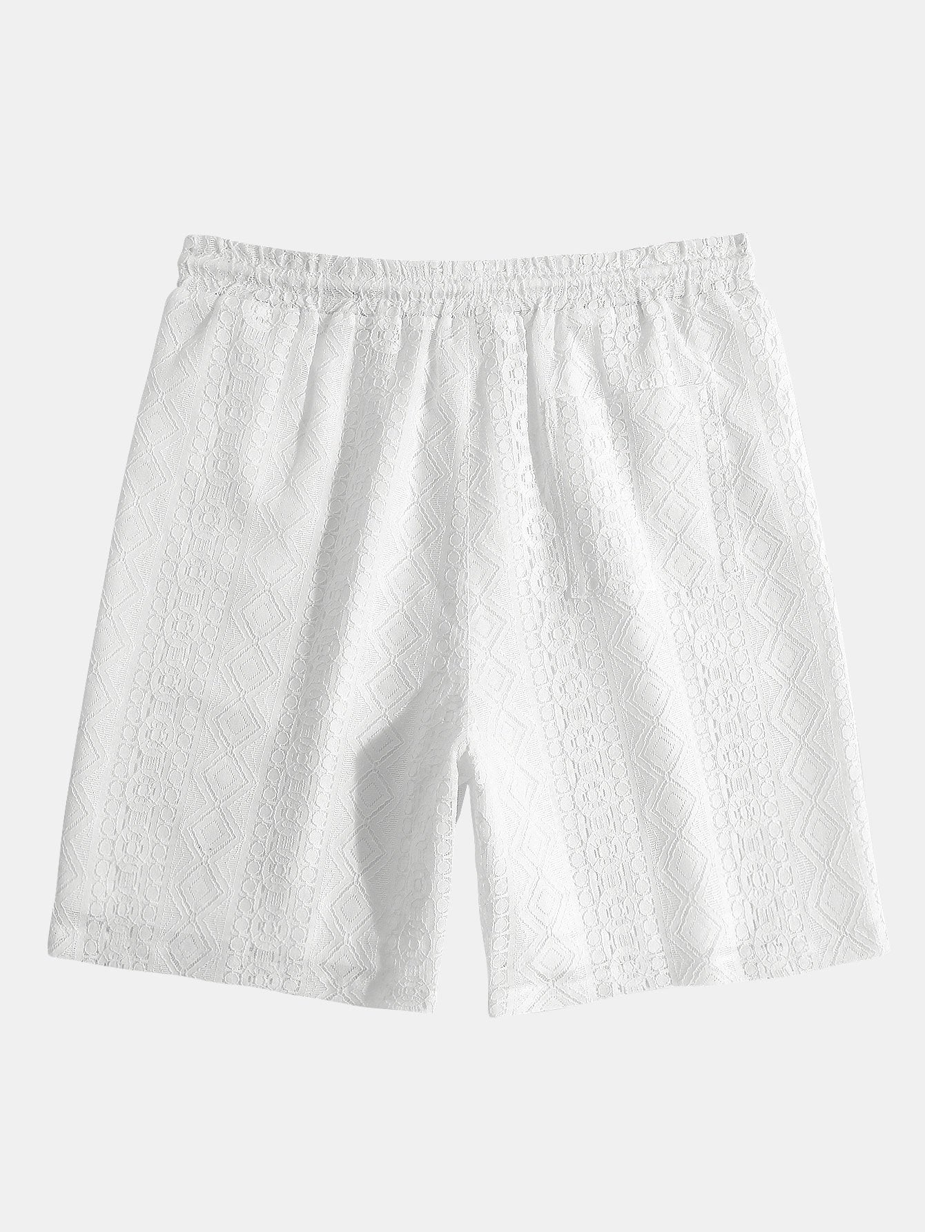 Geometry Textured Shorts