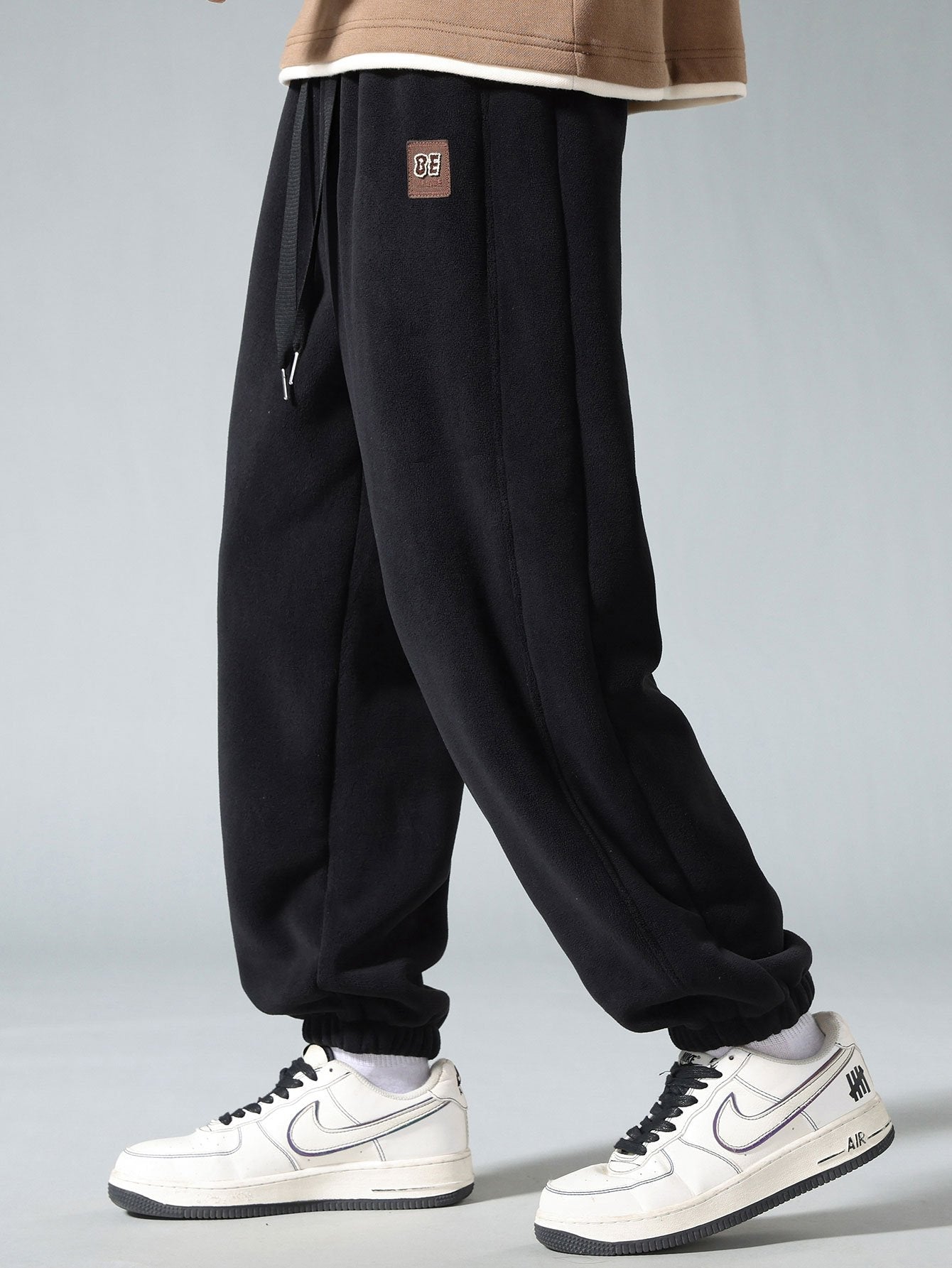 Teddy Lined Polar Fleece Jogging Pants