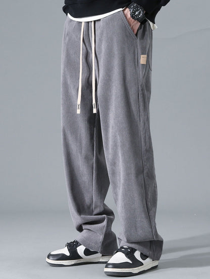 Straight Leg Corduroy Pants