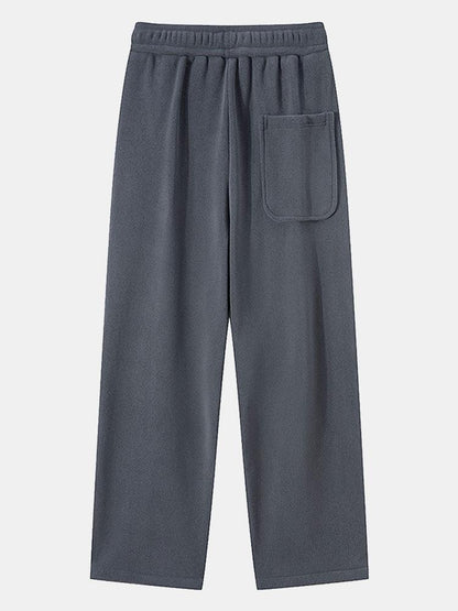 Polar Fleece Loose Fit Straight Leg Pants