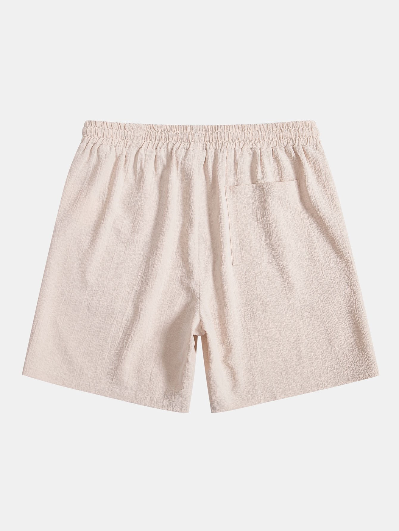 Crinkled Drawstring Shorts
