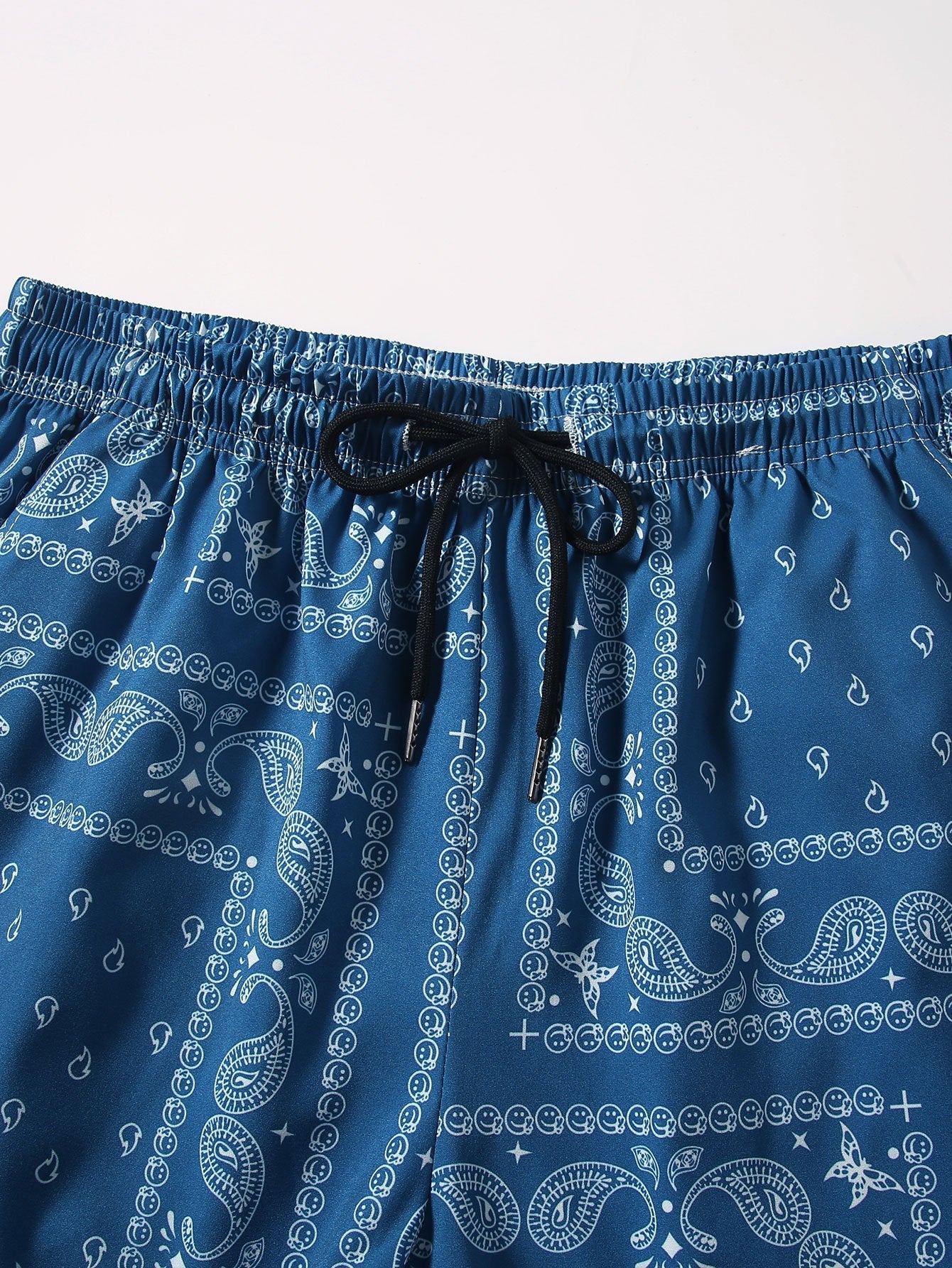 Paisley Print Shorts