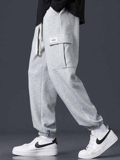 Drawstring Cargo Jogging Pants