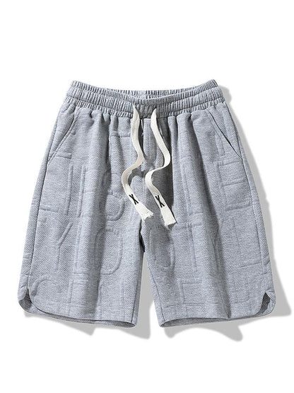 Letter Jacquard Warm Up Shorts