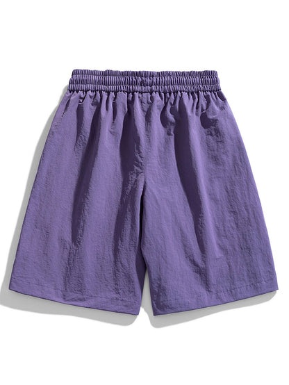 Patch Pocket Drawstring Shorts