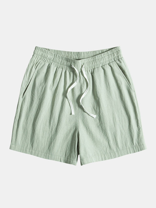 Textured Cotton 5" Shorts