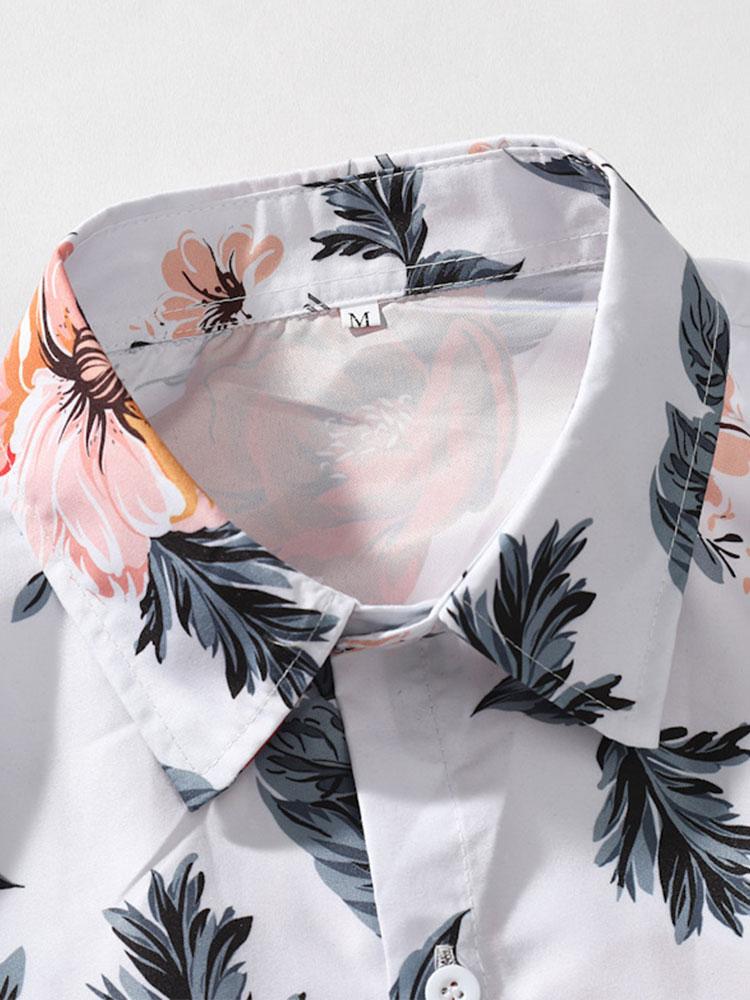 Floral Print Button Up Shirt