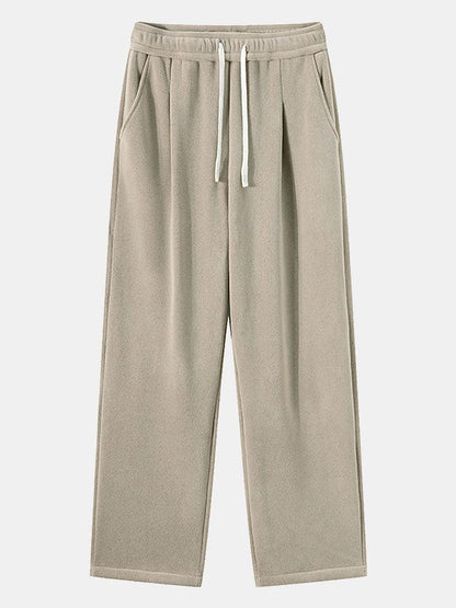 Polar Fleece Loose Fit Straight Leg Pants