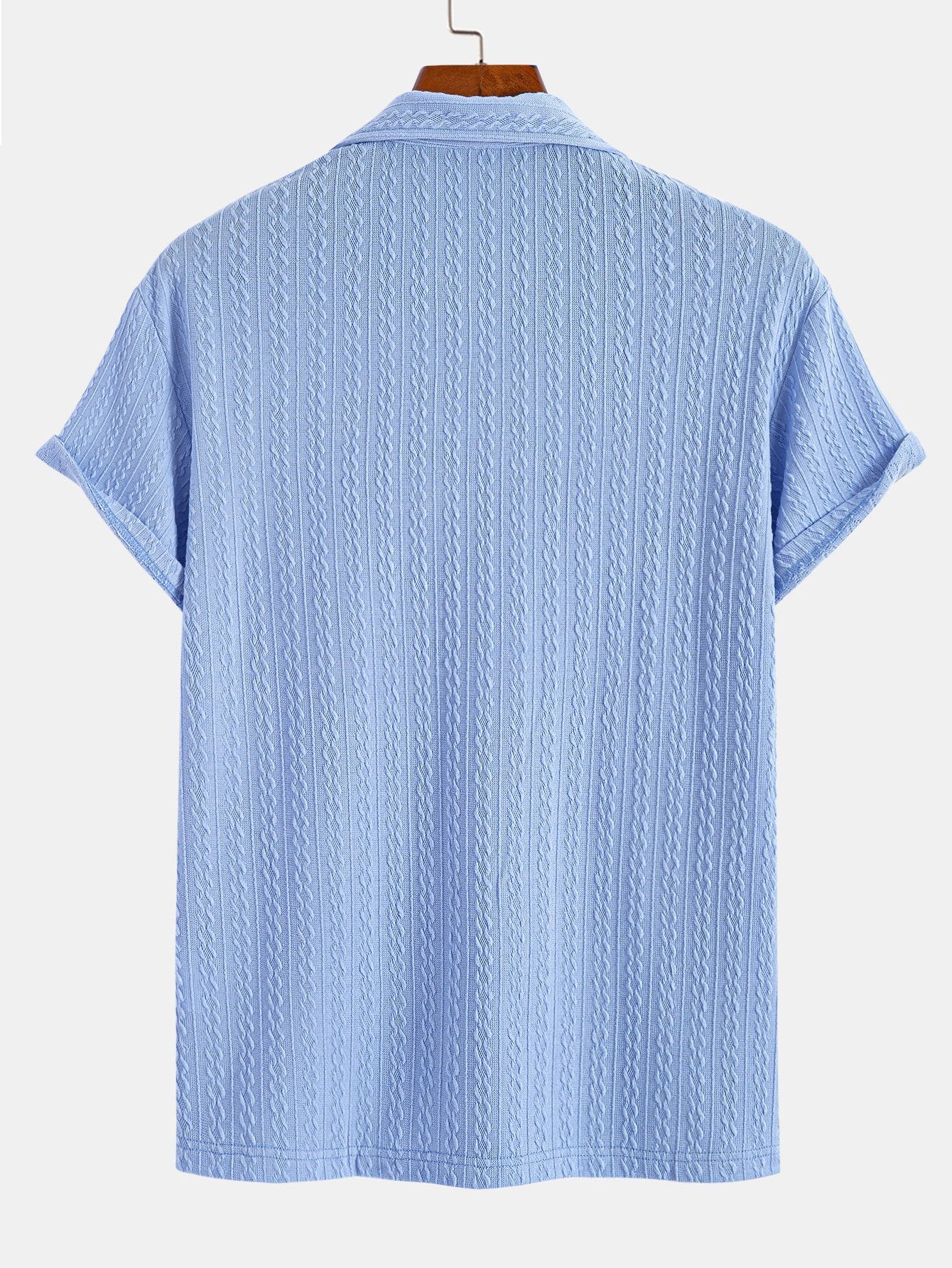 Textured Jacquard Polo