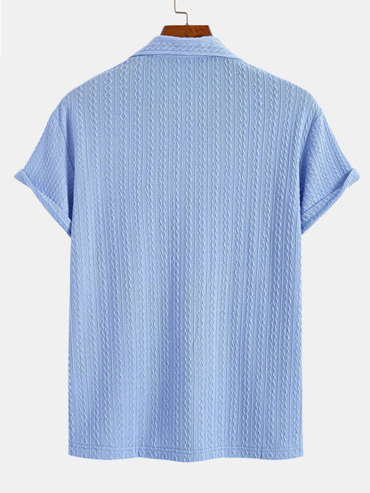 Textured Jacquard Polo