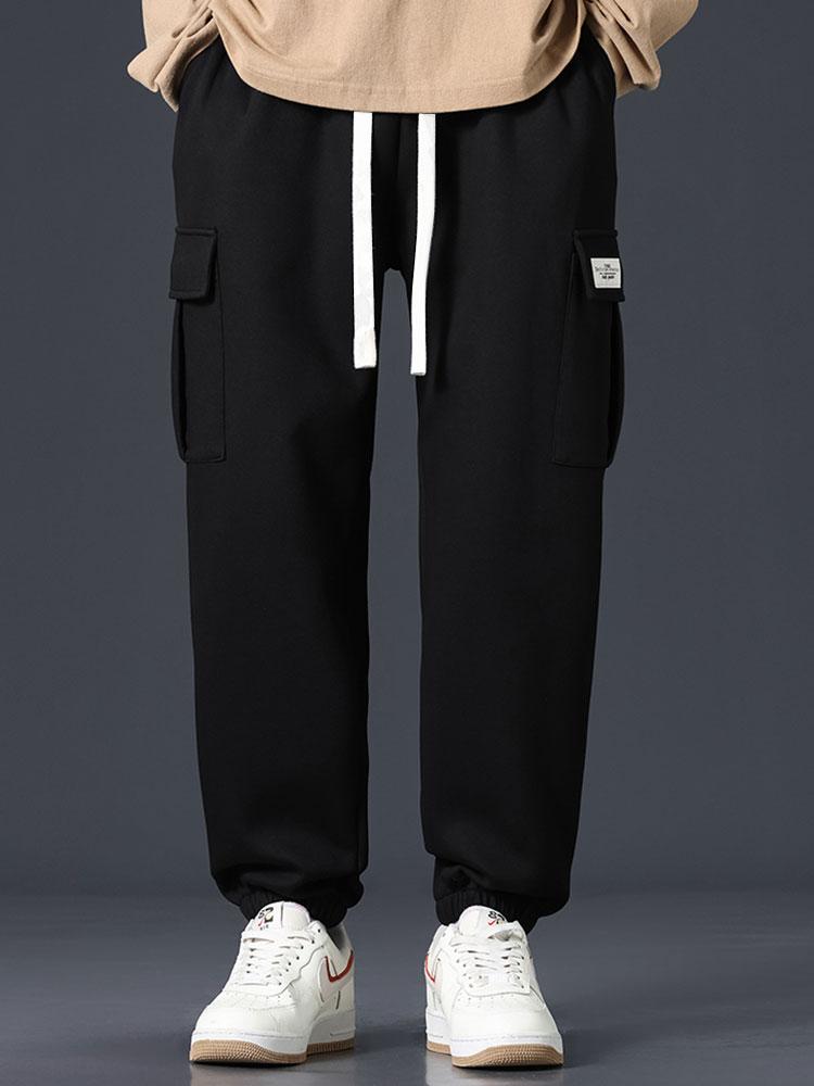 Drawstring Cargo Jogging Pants