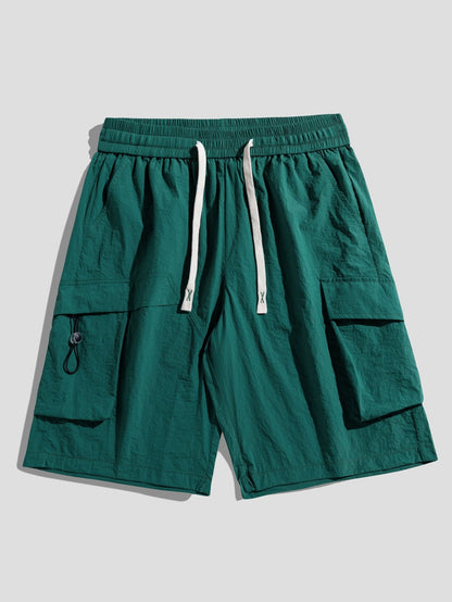Nylon Cargo Shorts